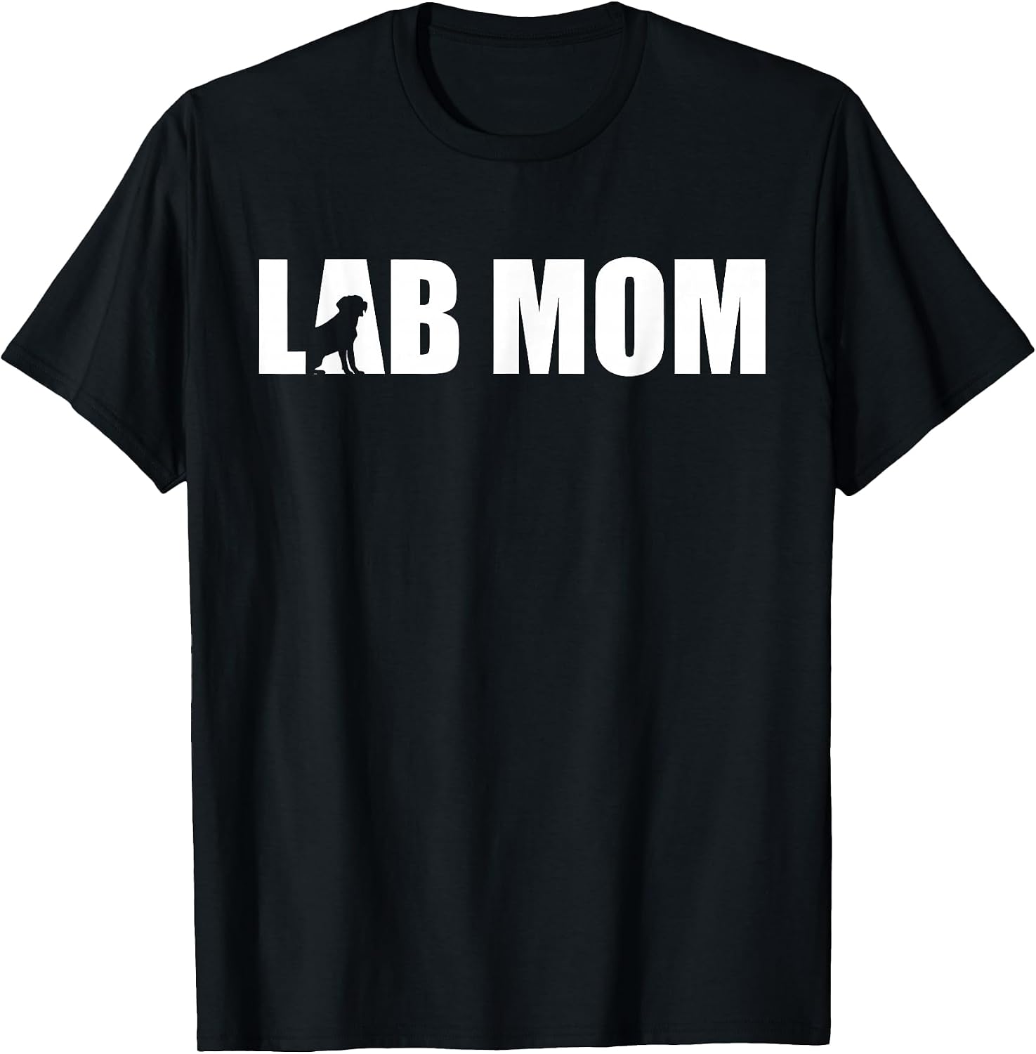 Lab Mom Dog Lover Labrador Retriever Mother's Day T-Shirt