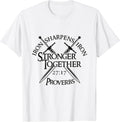 Iron Sharpens Iron Christian Faith Bible Verse