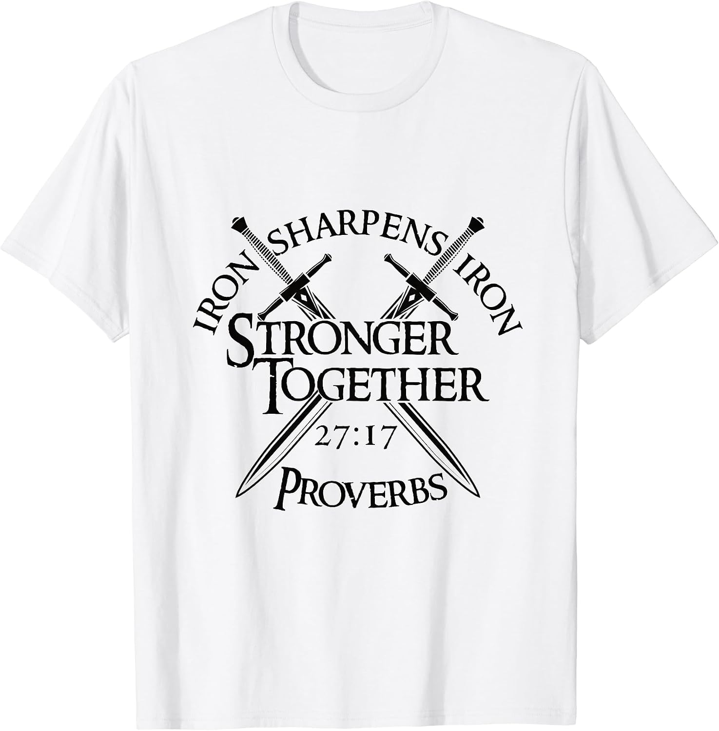 Iron Sharpens Iron Christian Faith Bible Verse