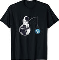 Astronaut Fishing The Vechain Logo Crypto Moon