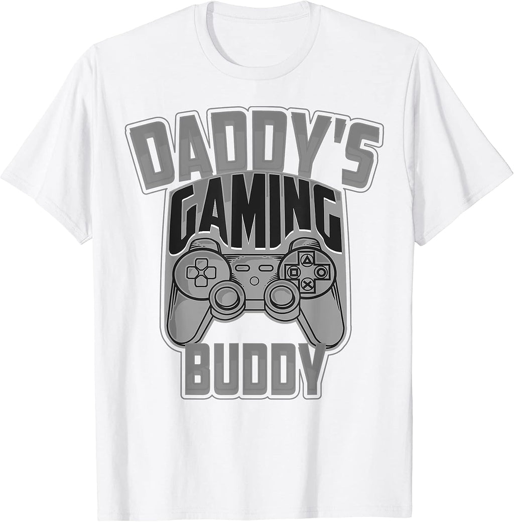 Cute Little Dad's Video Game Player T-shirts