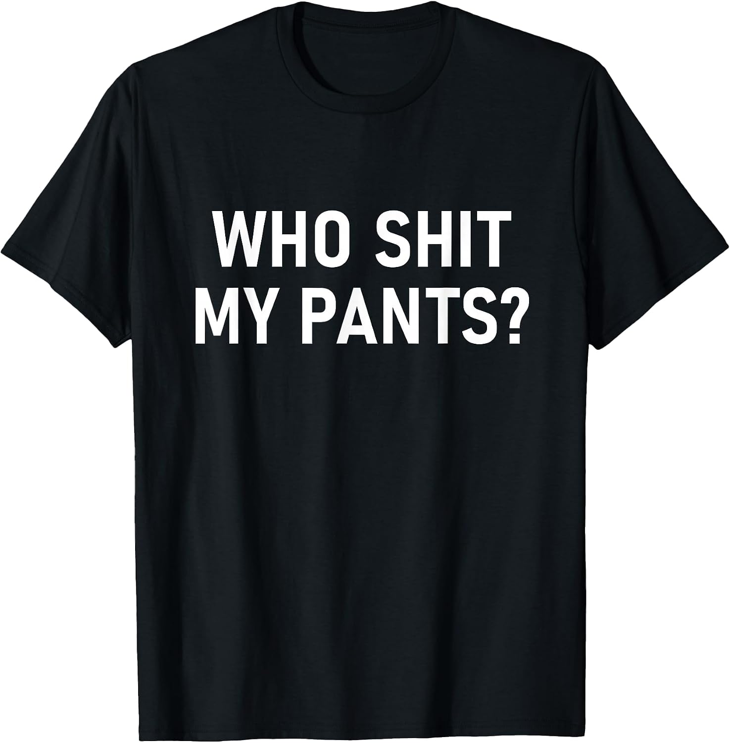 Who Shit My Pants, Funny, Jokes, Sarcastic T-Shirt
