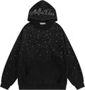 Rhinestone Hoodies Men Women Diamond Hooded Sweatshirt Fashion Luxury Casual Streetwear Unisex Hoodie Pullover