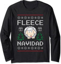 Fleece Navidad Sheep Funny Ugly Christmas Sweater Gift Long Sleeve