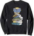 Hamster Books | Hamster Reading Lover Gift Sweatshirt