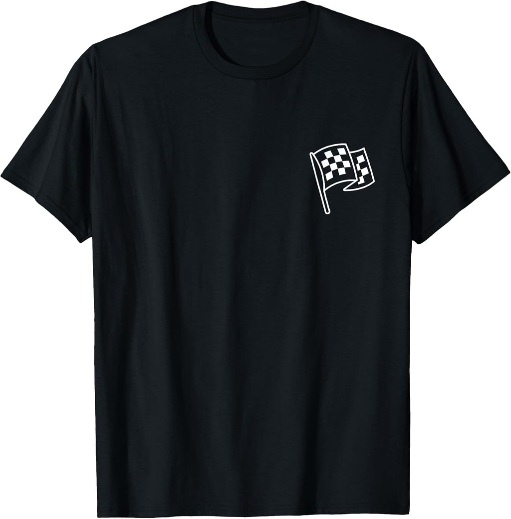 Minimal Checkered Flag Shirt For Men Women