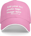 Custom Baseball Hats for Men & Women - Add Text/Photo/Logo - Adjustable Breathable Outdoor Hat, Sports & Casual- Bulk Supply
