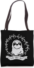 Slow Vibes Only Shirt Sloth Yoga Meditation Gift