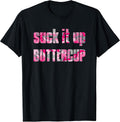 S.u.ck It Up Buttercup Pink Camo By Merch