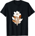 Minimalist Floral Art Cream Light Boho Aesthetic