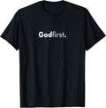Simple Minimalist God First Christian Gift Apparel