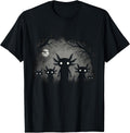 Creepy Gothic Axolotl Aesthetic Horror Grunge Goth Axolotl T-Shirt