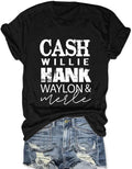 Women Rock Band T Shirt Vintage Country Music Shirt Concert Outfit Short Sleeve Tops