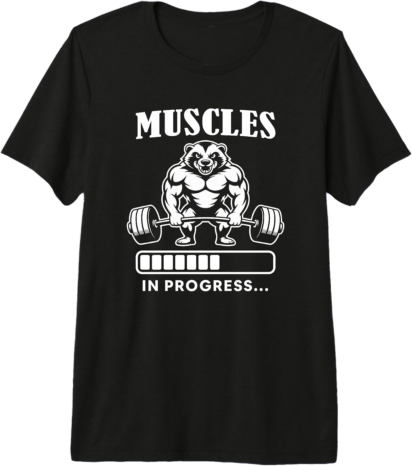 Muscles Training Weightlifting Honey Badger Art