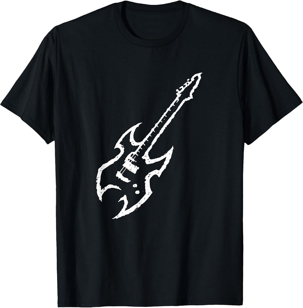 Minimalistic Mana Guitar Musician Fan Rock Band Name T-Shirt
