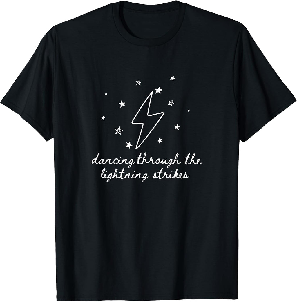 Dancing Through Lightning hand drawn bolt