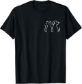 Cat and Dog Pocket Animal Lover Funny Pet Cute Cat Dog Art T-Shirt