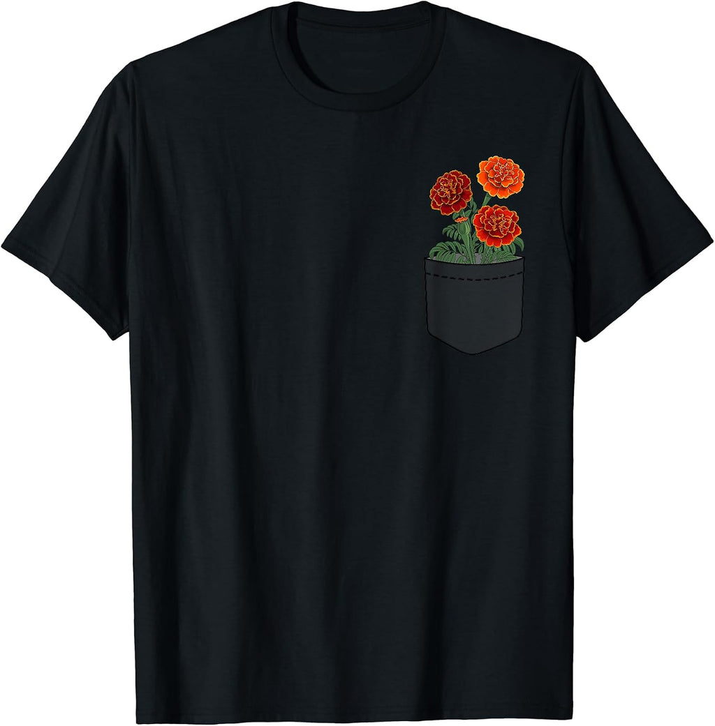 Lovely flowers in pocket design