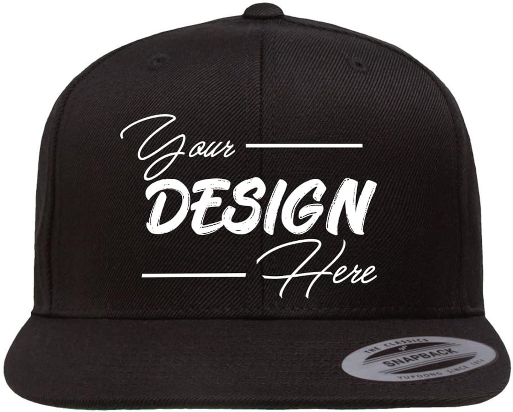 6098M Custom Embroidery Add Logo Texts Personalized Premium Snapback Caps