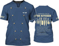 Personalized Chef 3D All Over Print Shirt with Name for Men, Unisex Cooking Apparel, Culinary Gift for Cook