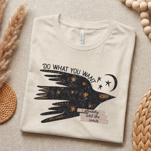 Crow Moon & Stars Graphic Tee