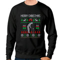 Ugly Merry Christmas Golf Santa Xmas Costume Gift Sweatshirt