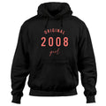 Original 2008 Girl Cute 13th Birthday Outfit Teen Girl Pullover Hoodie