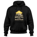 Hiking and Miniature Schnauzers Kinda Day Dog Lover Pullover Hoodie