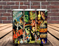 Vintage Classic Horror Movies 20oz Skinny Tumbler