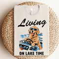 Golden Retriever Lake Graphic Tee