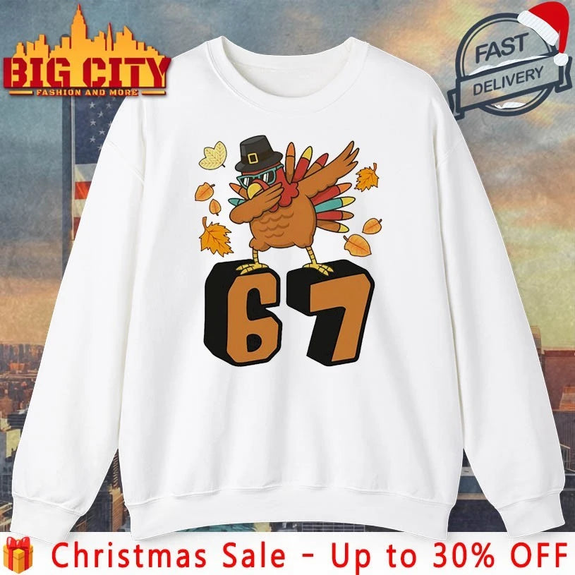 67 Thankgiving Day Turkey Dabbing Chicken Teacher shirt