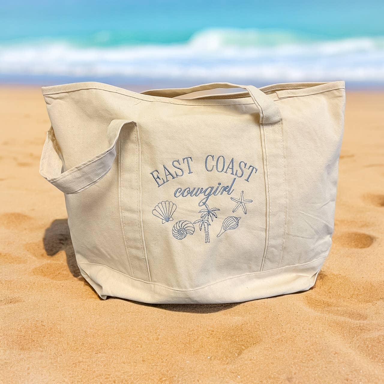 Coastal Cowgirl, Beach Bag, Coastal Gifts, Tote Bags