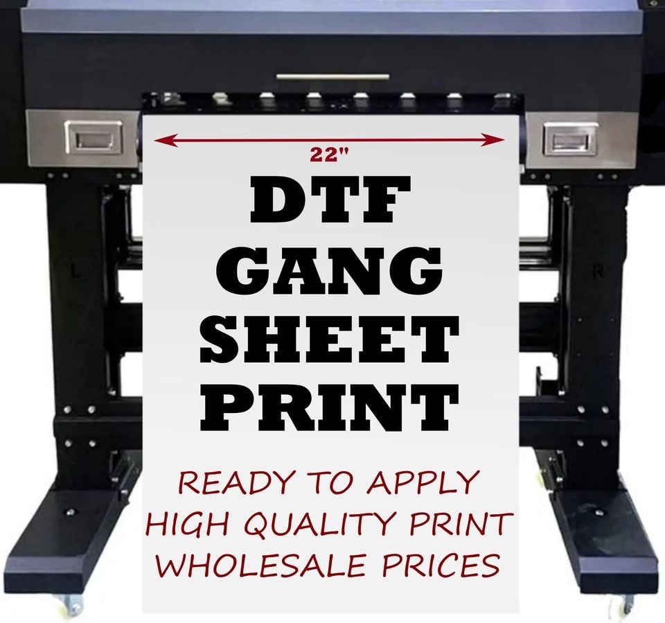 DTF Transfer, Full Color Custom DTF Print, High Quality, Ready To Press Transfers, Bulk Dtf Print, Custom DTF Heat Transfer, Direct To Film