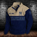 N ew Y ork Yankees Stand Collar Sweatshirt