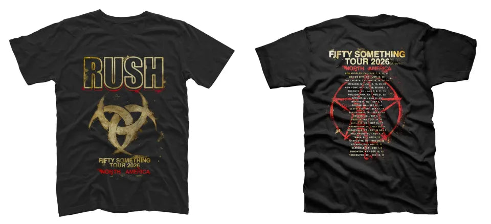 Rush 2026 North America Tour T-Shirt
