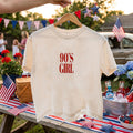 90s Girl Boxy Tee, 4 of July Preppy y2k Aesthetic Top
