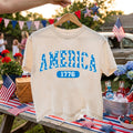 America 1776 Boxy Tee, America Retro Patriotic Country Lovers Top