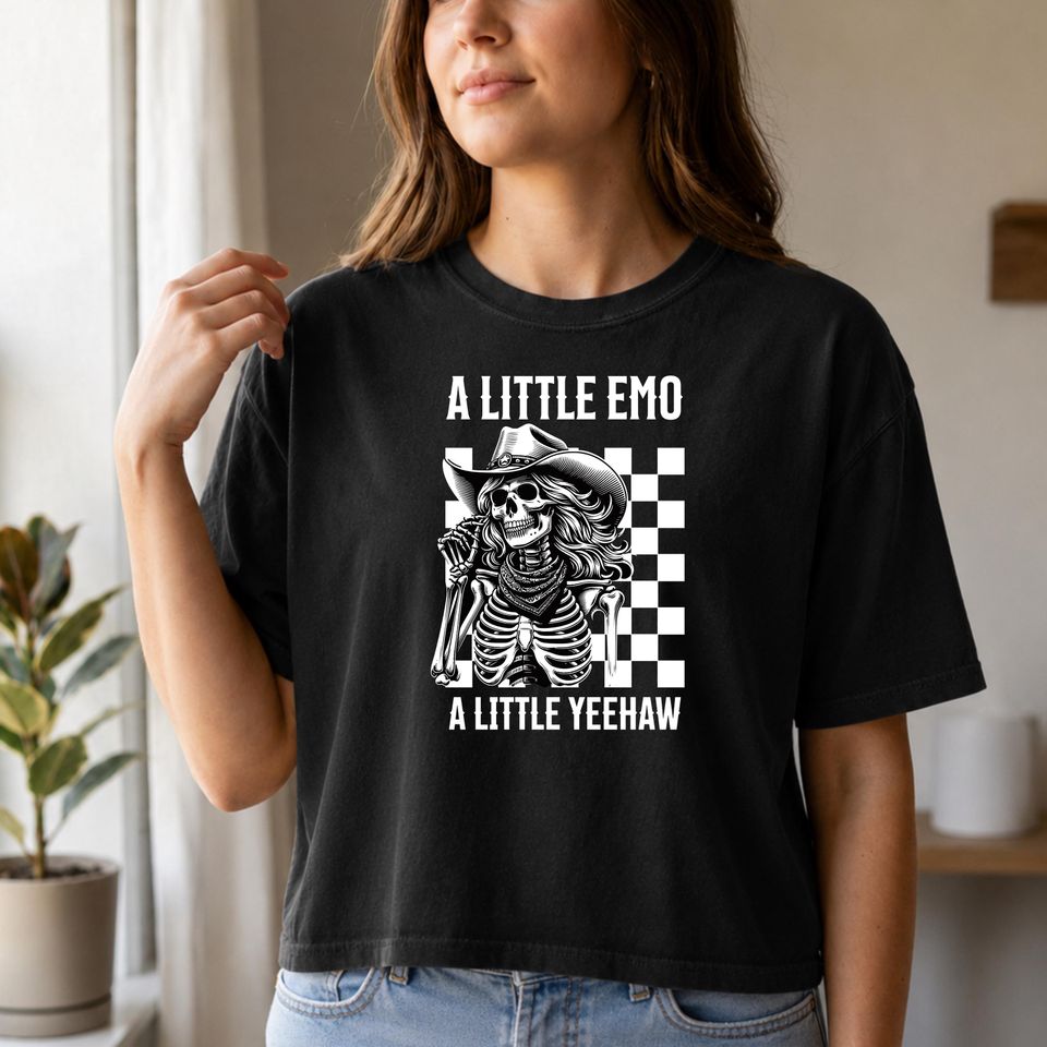 A Little Emo A Little Yeehaw Boxy Tee