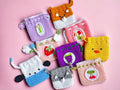 Handmade Crochet Animal Pouch | Cotton Coin Purse