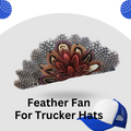 Western Feather Fans For Trucker Hats Hat Bar Supplies