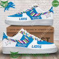 Detroit Lions Crucial Catch Intercept Cancer Air Force 1 Sneaker
