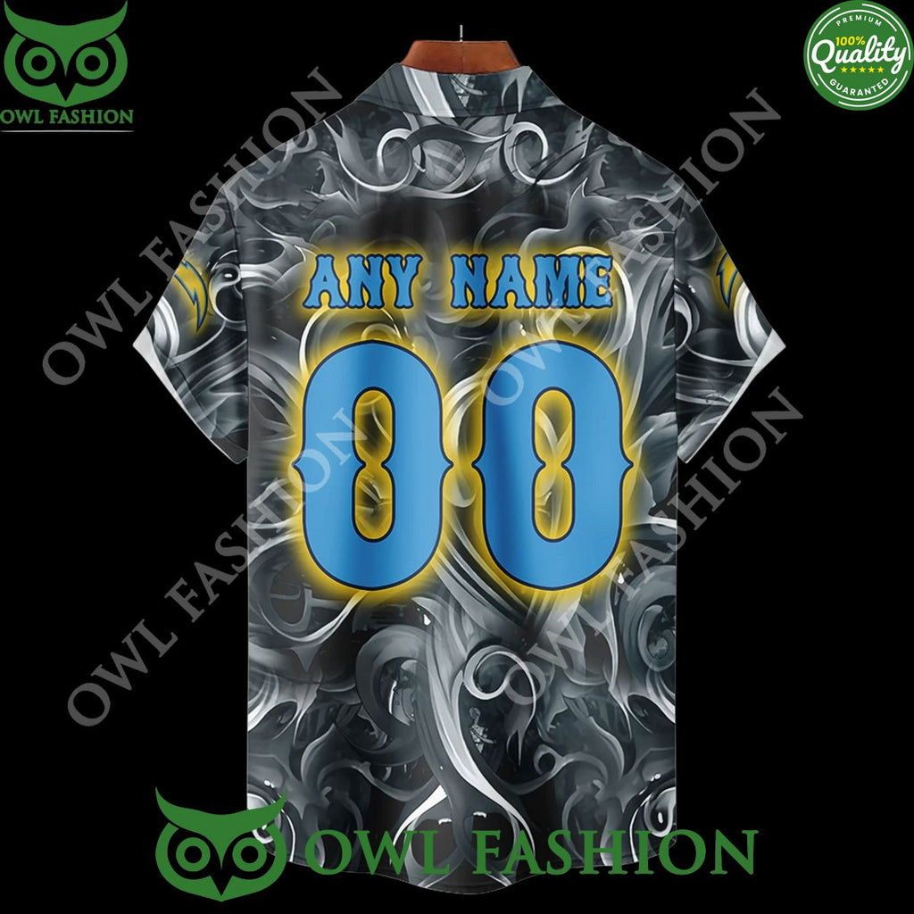 Los Angeles Chargers Skull Crown Yellow Custom Name Number Special Edition Hoodie shirt