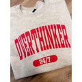 Overthinker 24/7 Graphic Top T-Shirts, Hoodie, Sweatshirt | RetroVerseTees.com