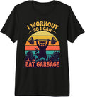 Funny Raccoon Weightlifting Fitness Lover