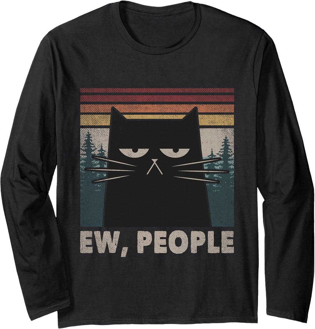 Funny Cat Gifts Introvert Stuff Humor Merch Nerds