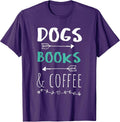 Dogs Books Coffee Book Reader Shirt ithrey