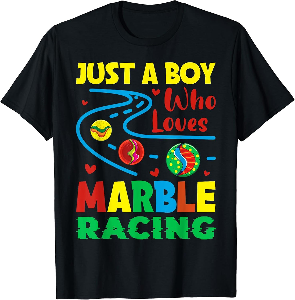 Marble Racing Boy Gift Shirts