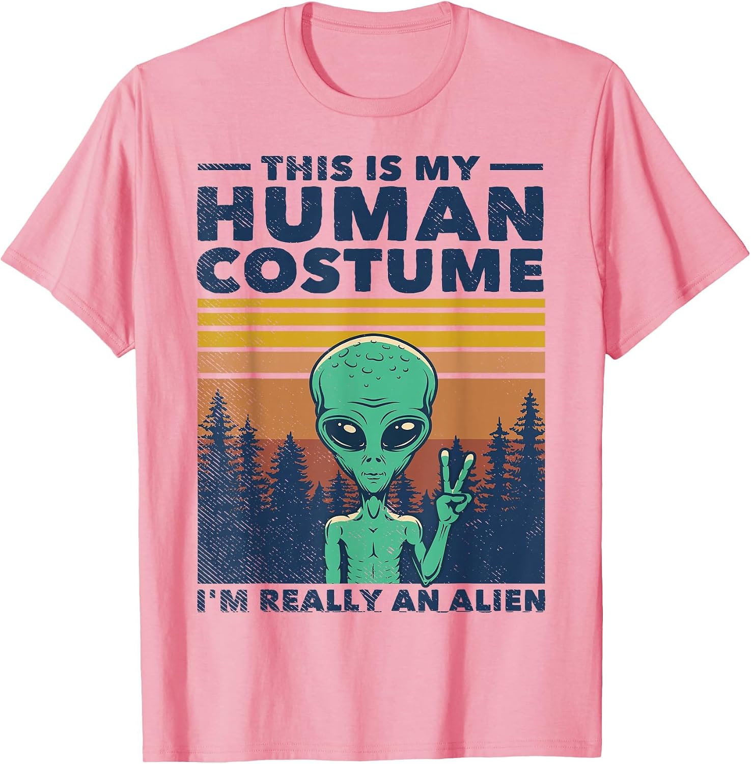 Funny Alien Gifts Space Galaxy UFO Tees Merch