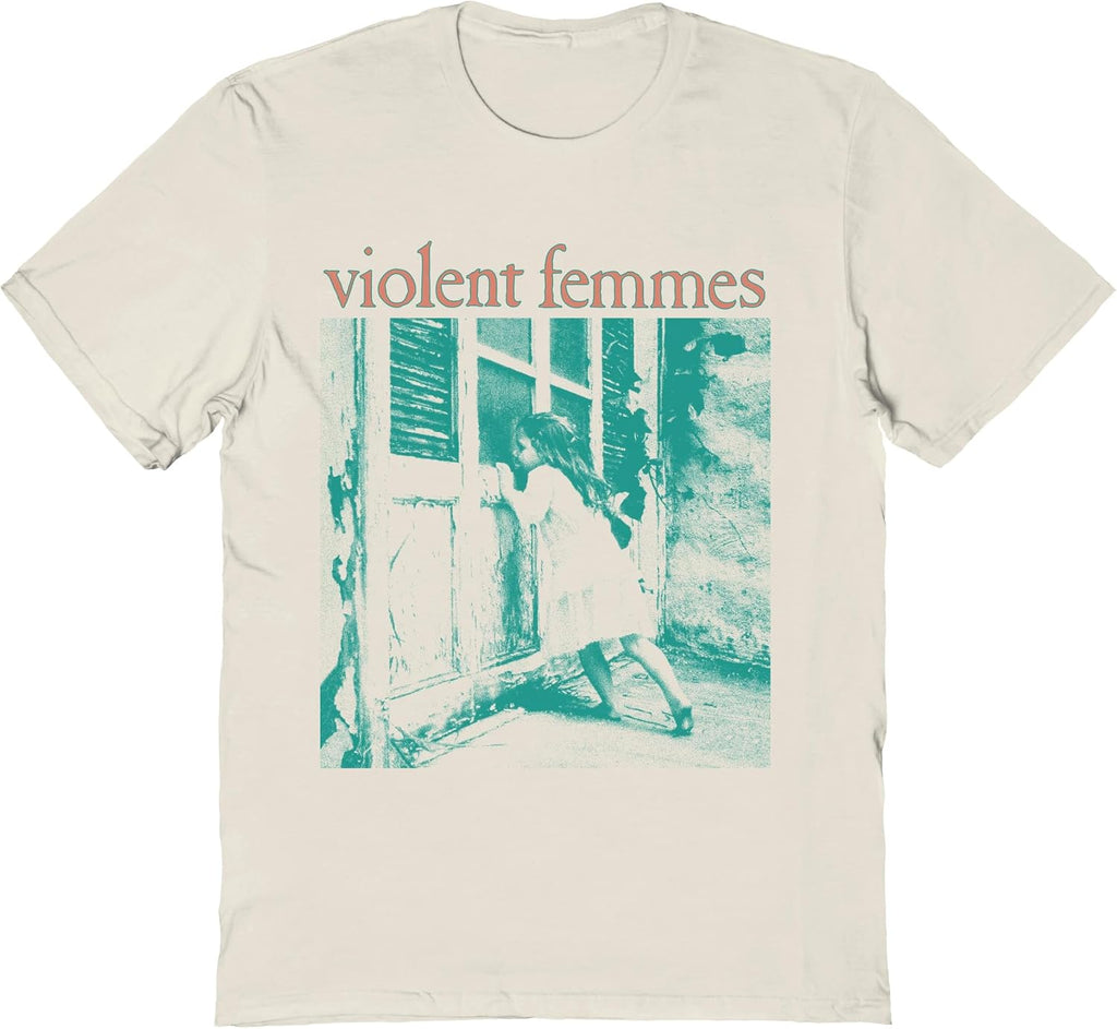 Violent Femmes Band T Shirt Album Adult Natural Short Sleeve Folk Punk Music Vintage Style Graphic Tees
