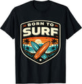 Born To Surf Surfing Saying Surfer Quote Merch